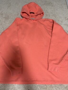 Essentials Men's Coral Crewneck Hoodie